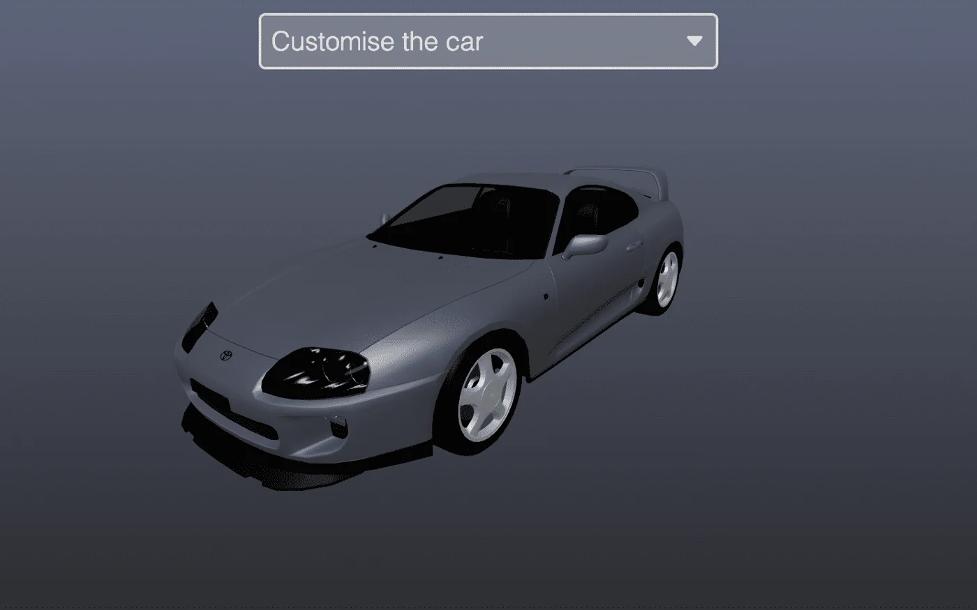 3D Car Experience — Project preview