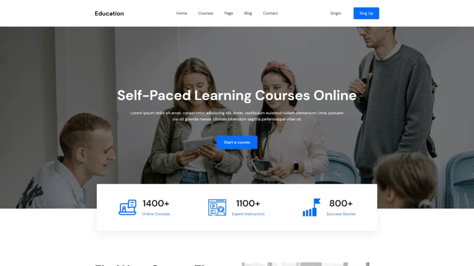 Education — Project preview