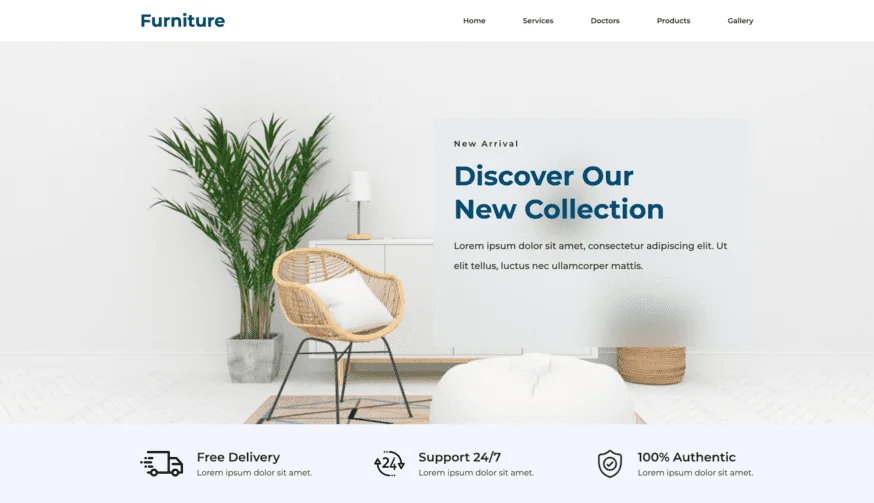 Furniture — Project preview