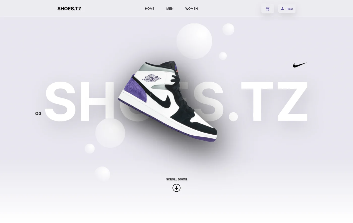 SHOES.TZ — Project preview